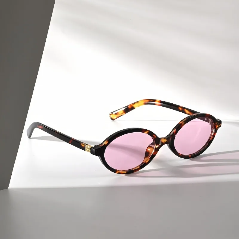 2026 New Women Sunglasses Unisex Retro Oval Versatile for Multiple Scenes Everyday Fashion Accessory Everyday Fashion Glasses