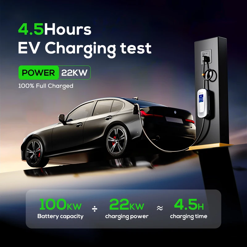 Ovrod 32A Wifi 3 Phase 22 Kw Car Charging Shenzhen Evse Home Fast Level 2 Ac Type 2 Station 22Kw Portable Ev Charger