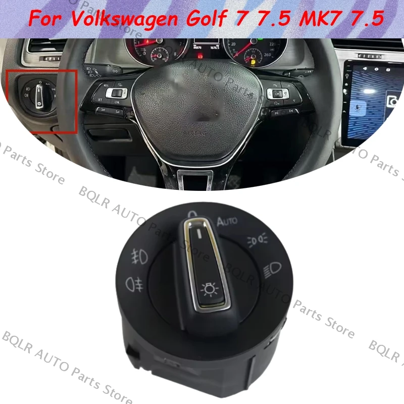 

Автоматический переключатель фар, переключатель противотуманных фар, переключатель света для Volkswagen Golf 7 7,5 MK7 7,5