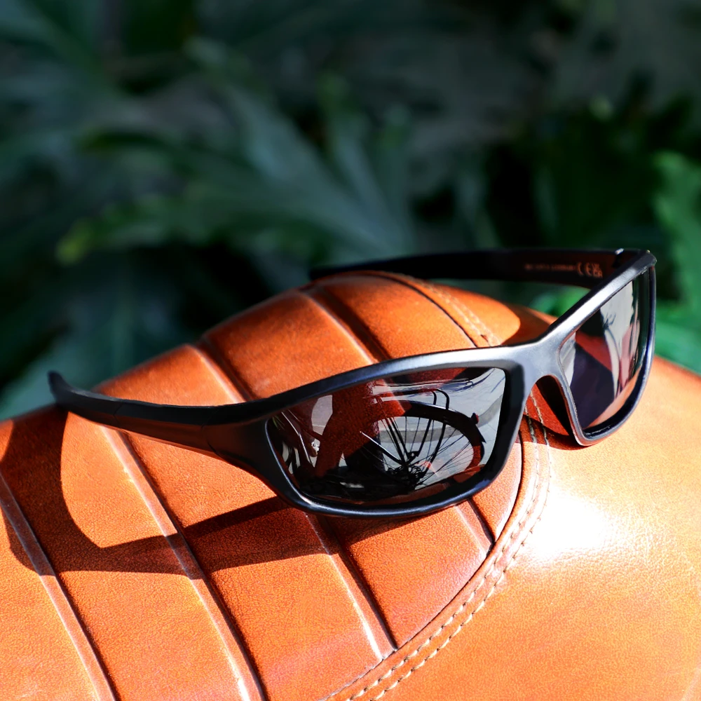KAROS Polarisierte Sonnenbrille für Herren und Damen, modisch, für Outdoor-Sport, Reiten, Radfahren, Angeln, Laufen, Wandern, klassische Schutzbrille