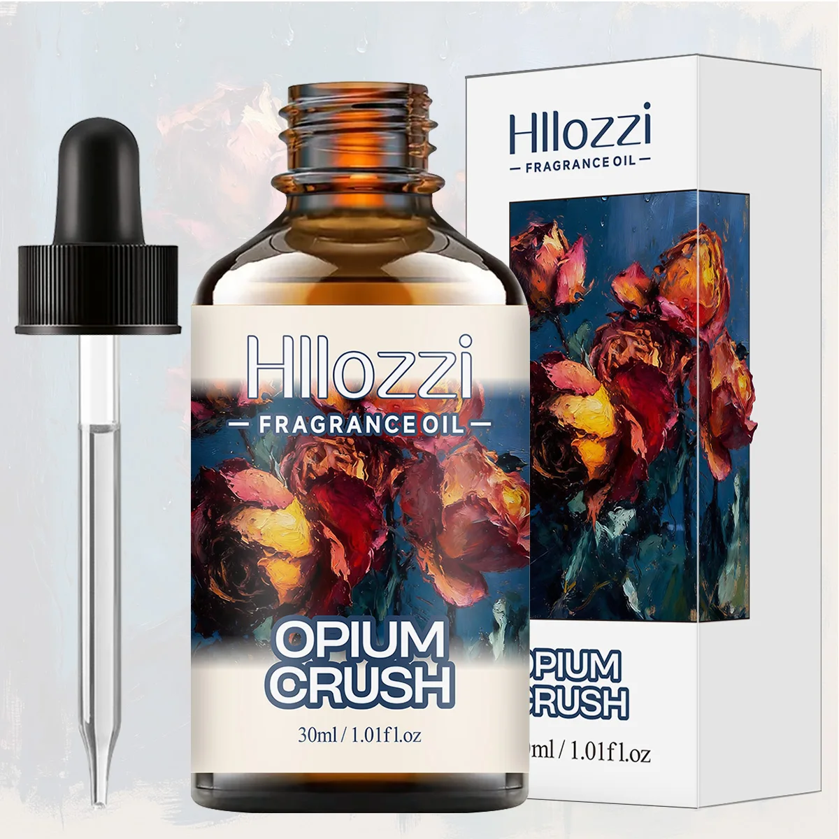 Opiun Crush ätherische Öle mit frischem, angenehmen Duft, geeignet für Aromatherapie-Diffusoren, Luftbefeuchter und DIY-Bastelarbeiten.