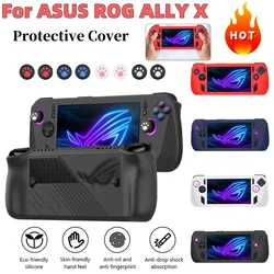 ASUS ROG ALLY X 게임 콘솔 실리콘 소프트 보호 케이스 커버, 충격 방지, 낙하 방지, 만능 보호 게임 액세서리