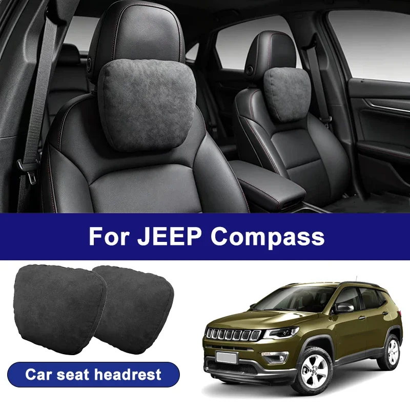 

For JEEP Compass car headrests, soft universal adjustable car seat pillows, car neck pillow cushions, car accessories