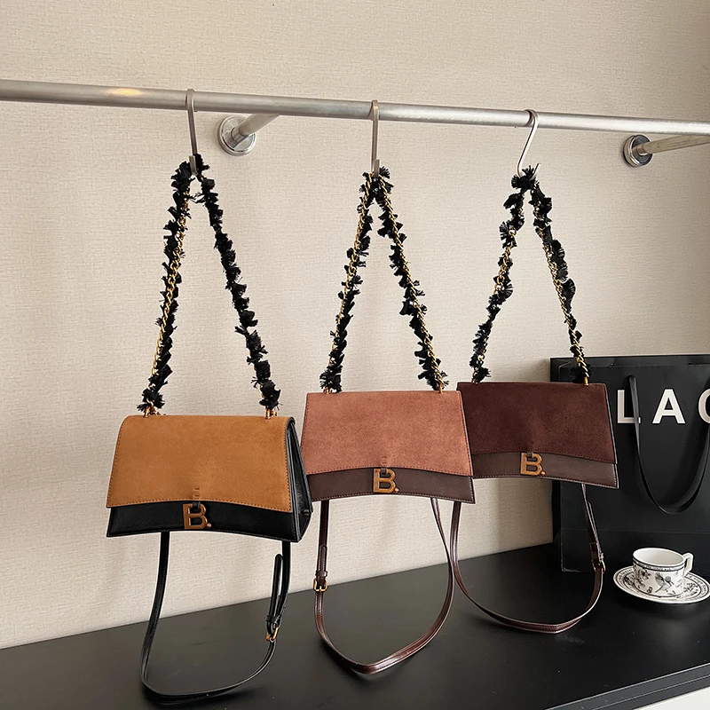 Bolso cruzado minimalista para mujer para salidas de oficina con Material PU mate bolsillo antirrobo ligero estilo moderno