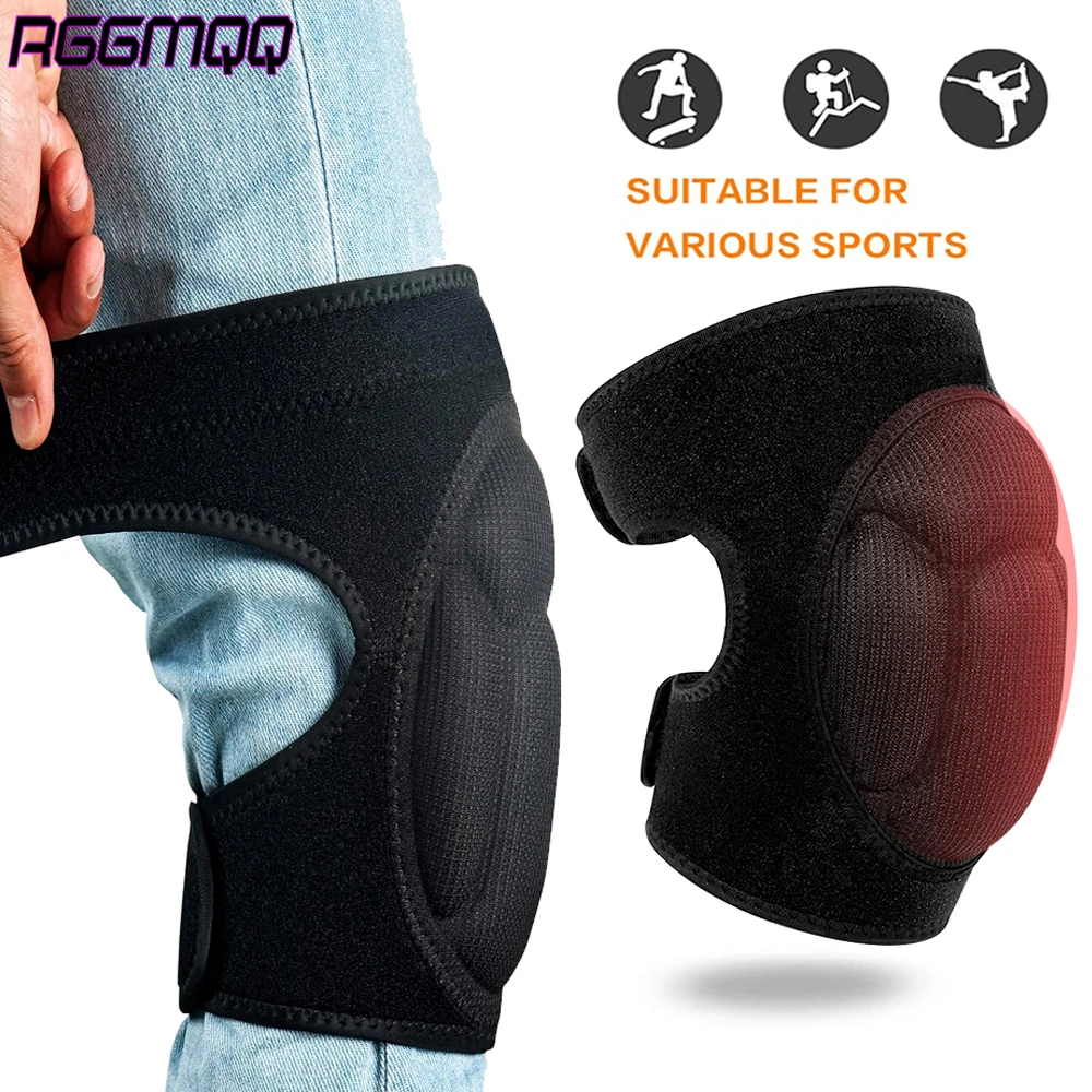 زوج واحد من وسادات الركبة للرجال/النساء للتنظيف والعمل والبناء والأرضيات مع وسادات ركبة إسفنجية ناعمة مثالية للبستنة والأعمال المنزلية #1