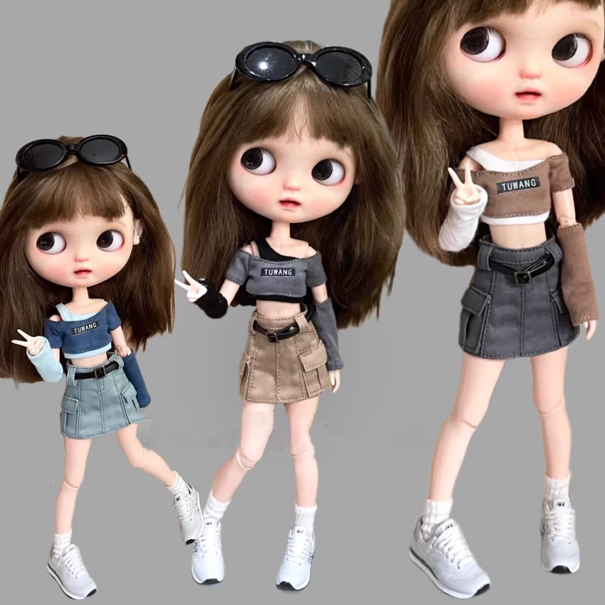 

Blyth Doll Clothes T-shirt For OB24 Azone Dolls