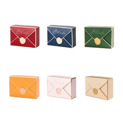 10/30/50pcs Wedding Candy Boxes Envelope Paper Box Party Birthday Chocolate Packaging Box Christmas Party Favors Wholesale