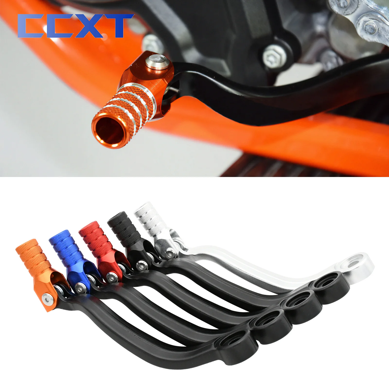 Alavanca de câmbio de motocicleta cnc, alavanca de mudança para ktm sx sxf xc xcf xcw exc excf para husqvarna fc fe fx 250 350 450 500 peças