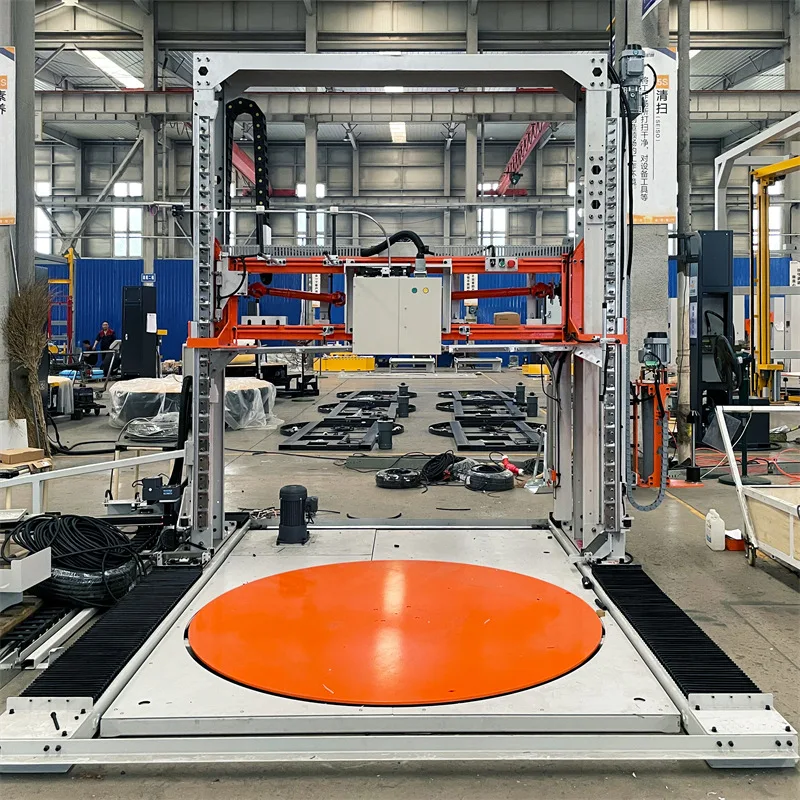 Downward Pressure Type Arrow-threading Strapping And Wrapping Pallet Packaging Machine Custom & Bulk Order