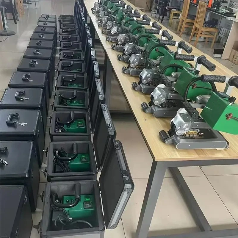 Machine for Welding HDPE EVA Membrane(ST-900) 2100W Powerful Geomembrane Overlap Hot Wedge Welding