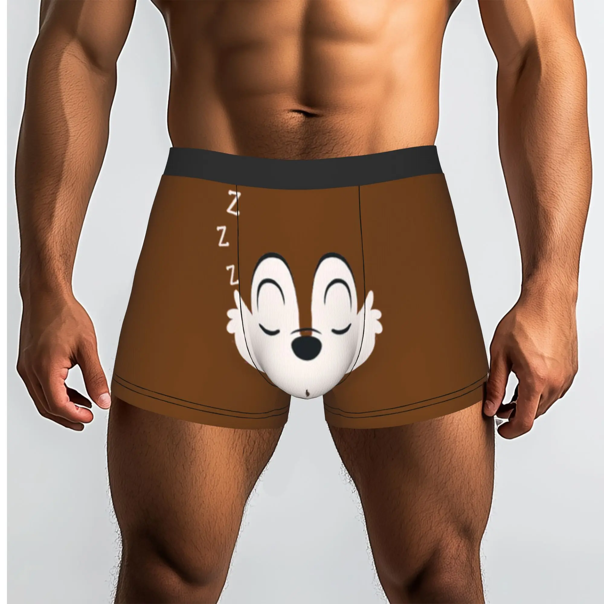 Custom Chip Anime D-Dales Boxer Shorts For Homme 3D Print  Underwear Panties Briefs Soft Underpants