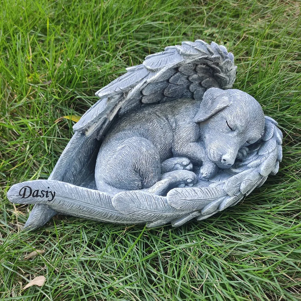 

Personalized Dog Memorial Stone, Pet Grave Makers Engraved with Pet Name, for Dog Memorial Gifts and Pet Loss Gifts