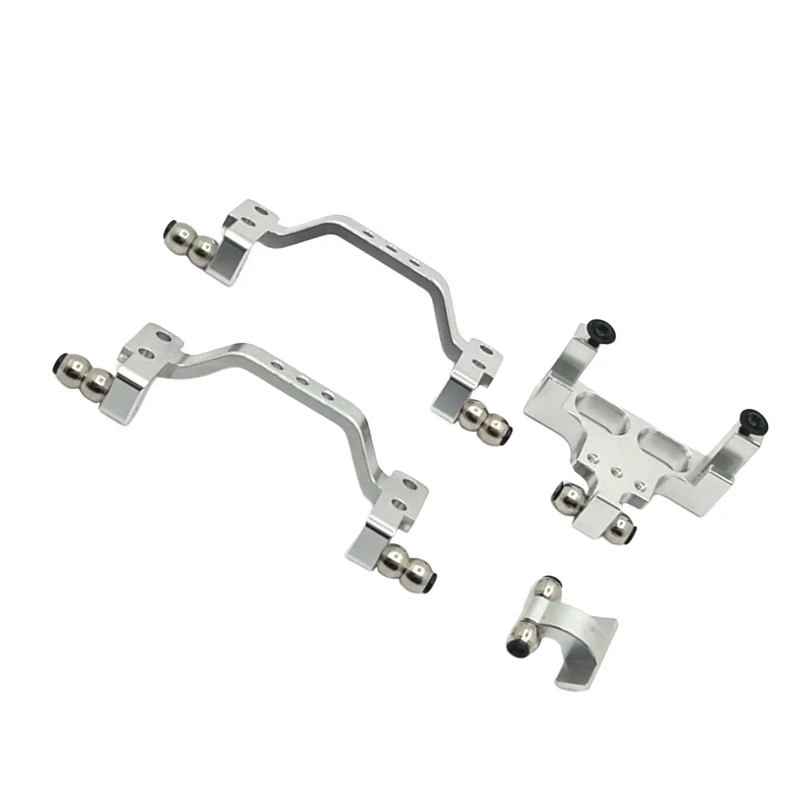 4x1/16 Servo Mount DIY Montage Accessoires Modificatie Onderdelen Auto Metalen Vervanging voor C64 Volwassenen Professionals RC Auto