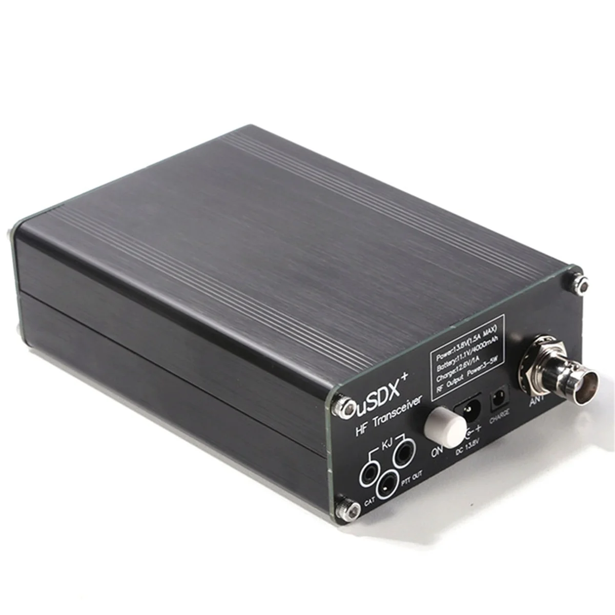 New 3C-USDR USDX+Plus V2 8-Band SDR Transceiver HF SSB QRP LCD with Display Speaker Microphone HF Transceiver with US Plug