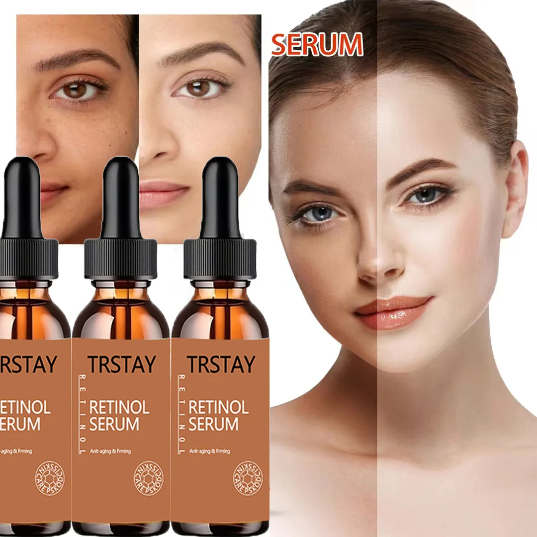 Retinol Face Serum Remove Wrinkle Essence Anti Aging Firming Hyaluronic Acid Moisturizing Nourishing Whitening Facial Skin Care