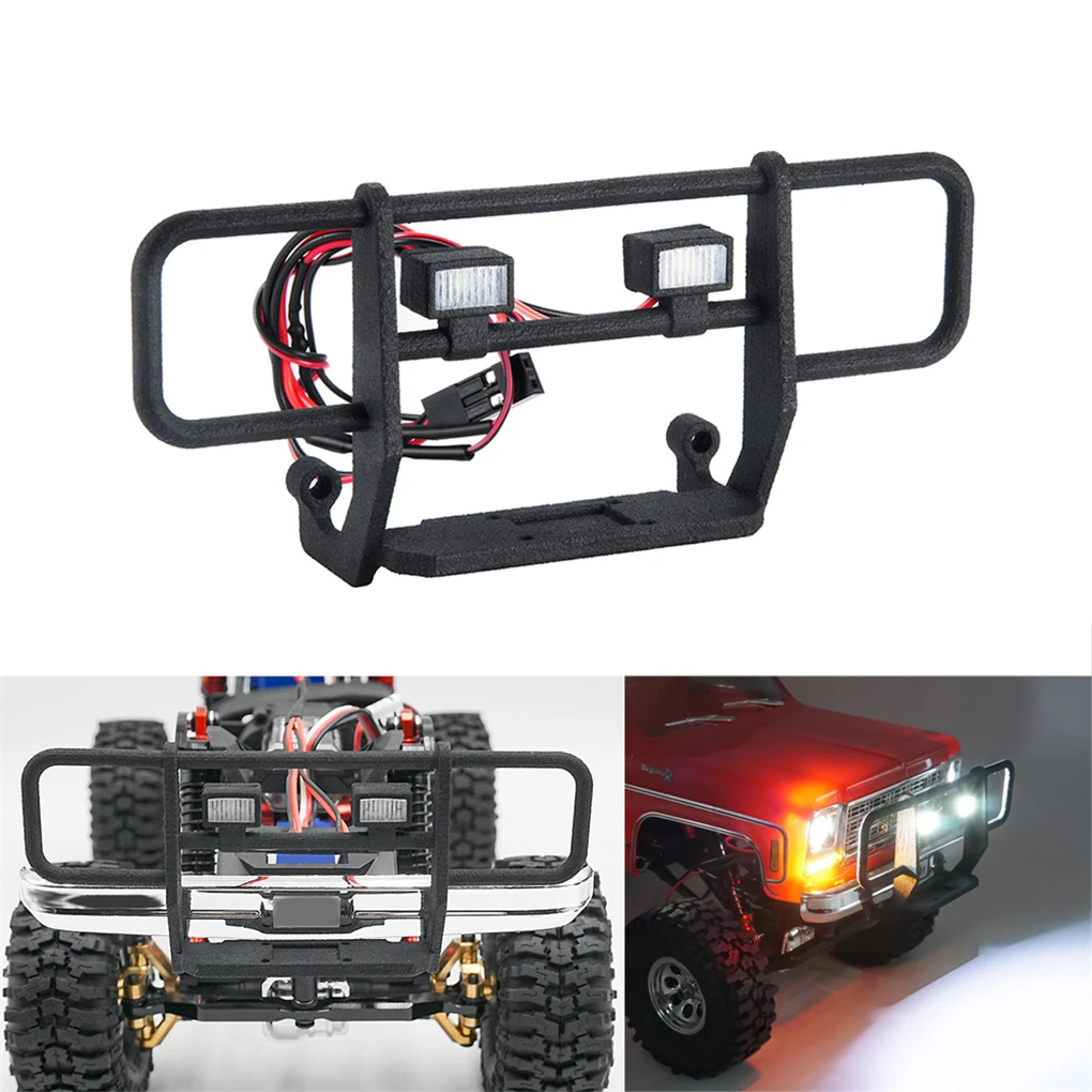 Symulowany przedni reflektor RC Tylne światło tylne Światło dachowe LED do TRX4-M Chevrolet K10 1/18 RC Car Upgrade Part