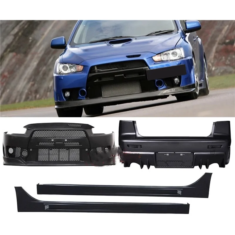 

Задний бампер, боковая юбка заднего бампера для Mitsubishi Lancer-ex FQ400 2009-2016, модифицированный комплект кузова, объемные автоаксессуары