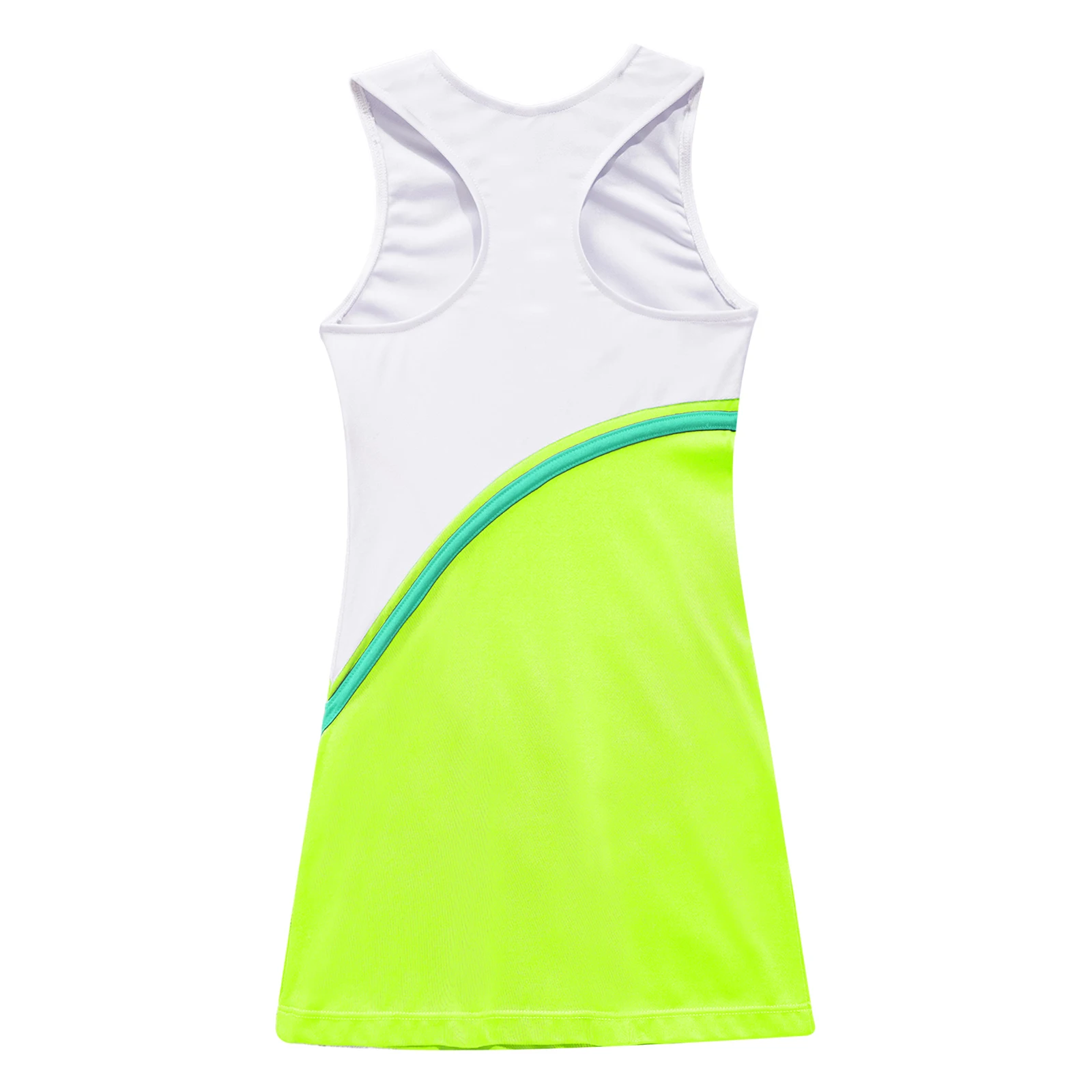 Kids Girls Tennis Sports Dress Sleeveless Golf Badminton Cheerleading Dance Dresses Gym Workout Running Sportswear Tracksuit images - 6