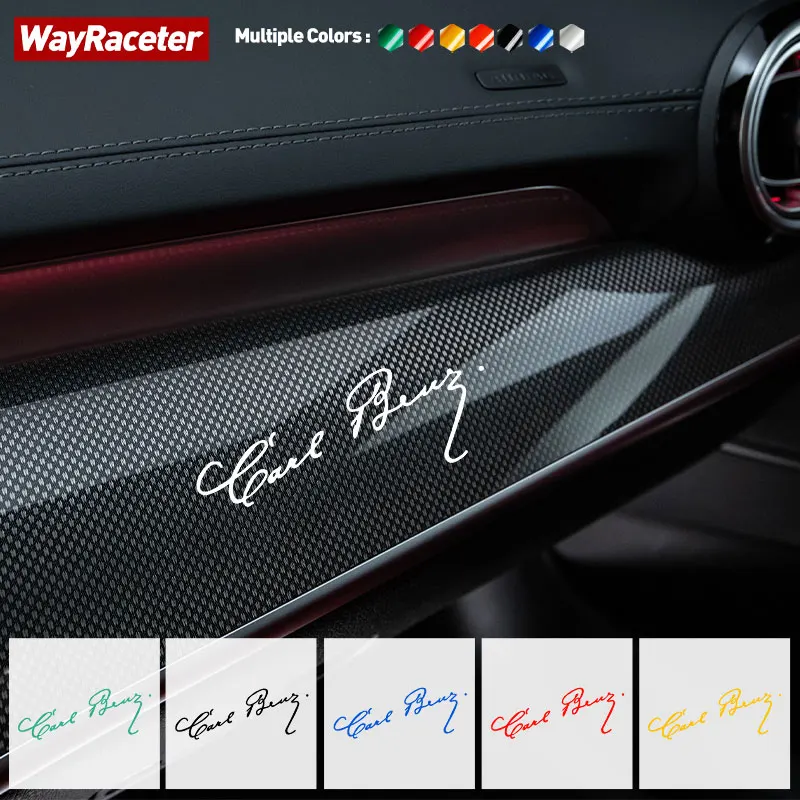 

Reflective Car Sticker Signature Karl Friedrich Benz Signed Vinyl Decal For Mercedes AMG A C E S CLA CLS GLA GLC GLE R G M Class