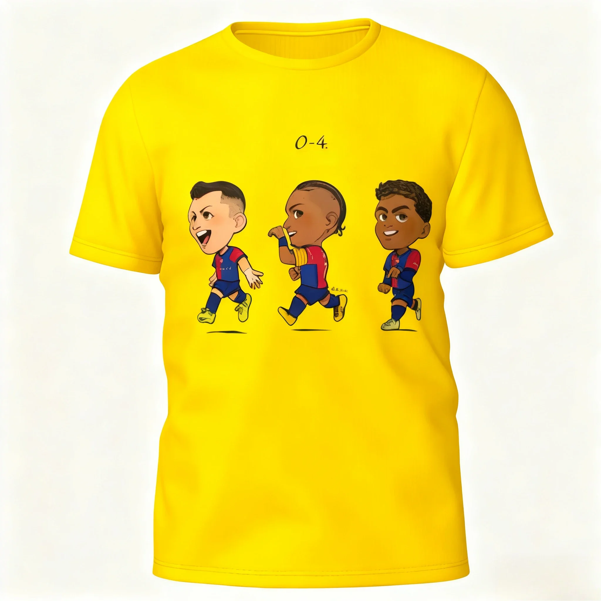 2025 جديد البوليستر قصيرة الأكمام ثلاثية الأبعاد مطبوعة برشلونة هجوم طباعة الرجال والنساء التجفيف السريع تنفس تي شيرت #4