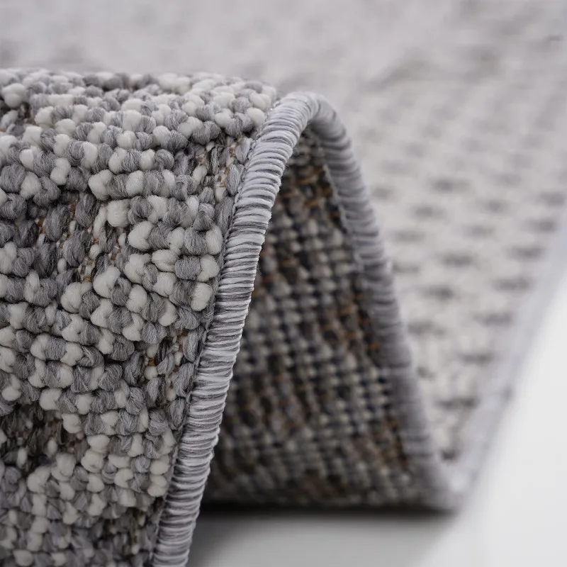 NAAR Guros Collection 2X8 Серый / Белый / Коврик-медальон для бега в помещении / на открытом воздухе