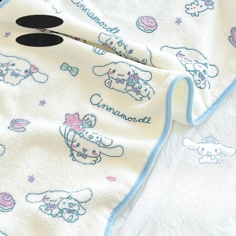 MINISO名創優品 サンリオタオル プリント コーラルフリース 純綿以上 吸水速乾 漫画 毛なしクレンジング フェイスワイプ