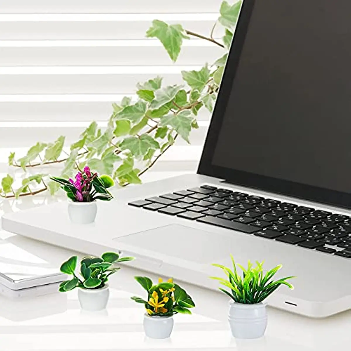 Dollhouse Plant, Miniature Bonsai Plant, Mini Potted Plant, Flower Model, Small Fake Green Decorative Toyhouse