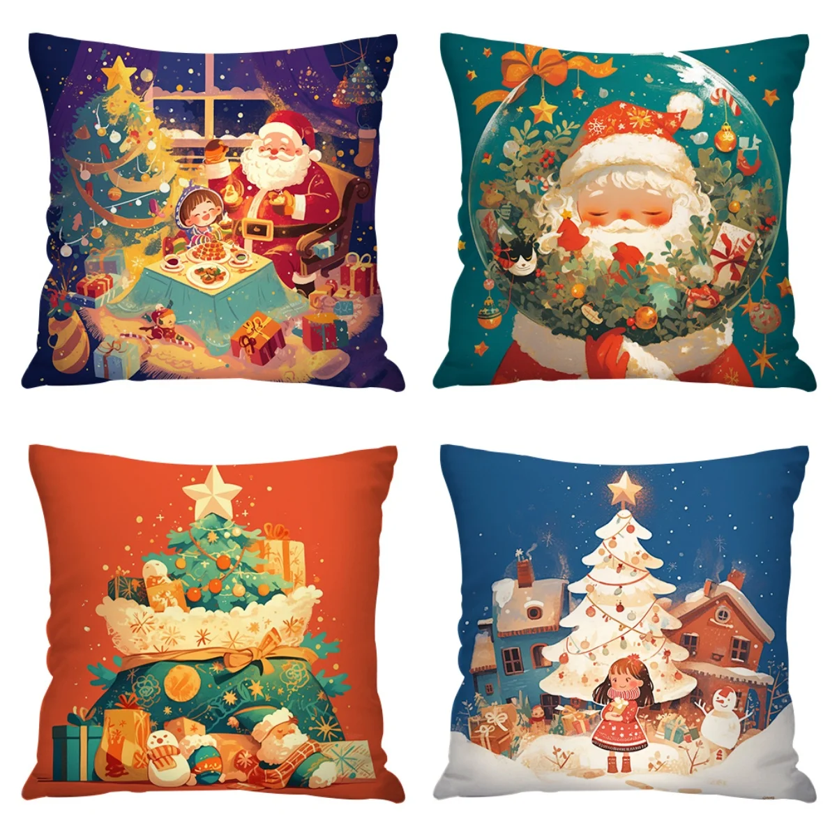 Christmas pillow Cushions decoration 2024 Decorative pillows for sofa bed home hugs friends heartstopper Sitting Body supplies