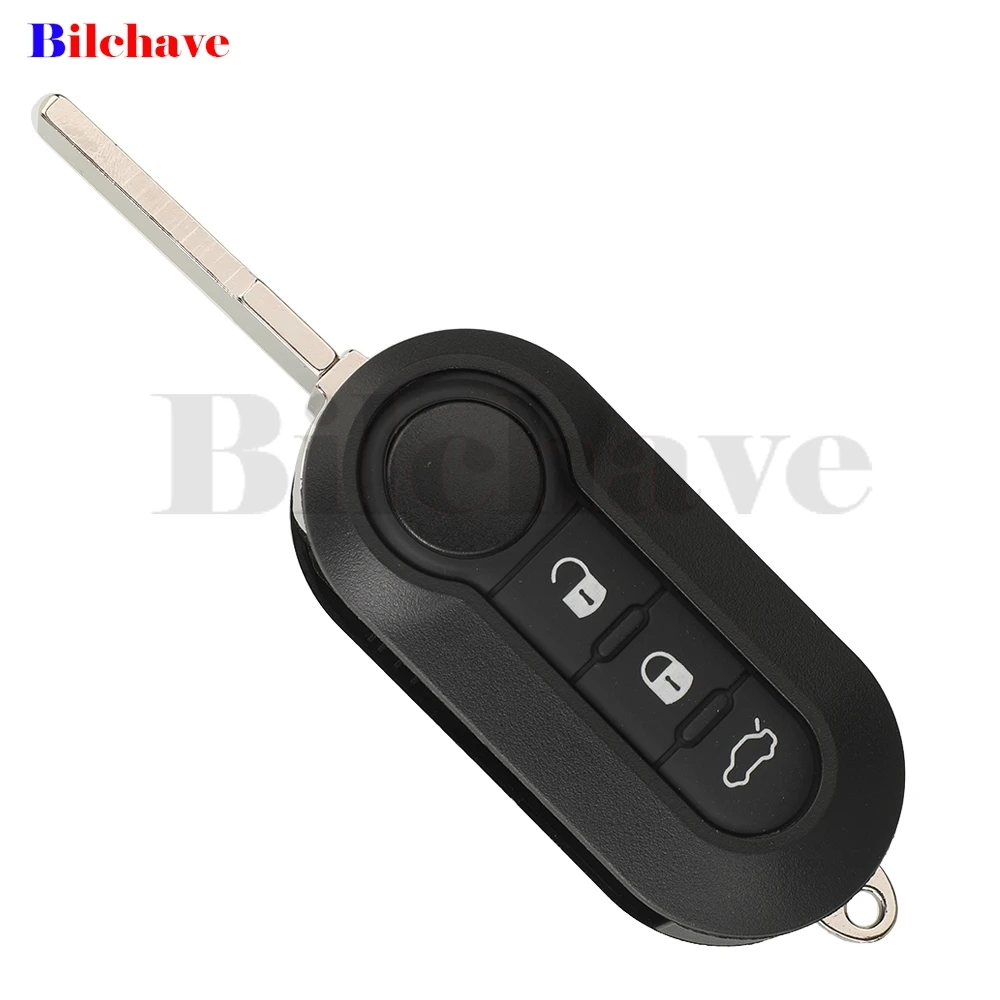 Llave remota jingyuqin 433mhz ID46 para Delphi/Marelli para Fiat MPV Bravo/Ducato 500 Doblo Qubo Grande Punto Citroen Jumper Peugeot