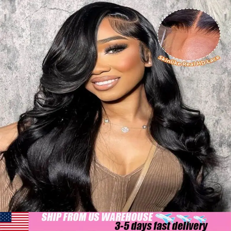 

Черный парик 200% Плотность Объемная волна Парик фронта шнурка 13x6 13x4 40 дюймов Hd Парики шнурка Отбеленные узлы Предварительно выщипанные распродажа