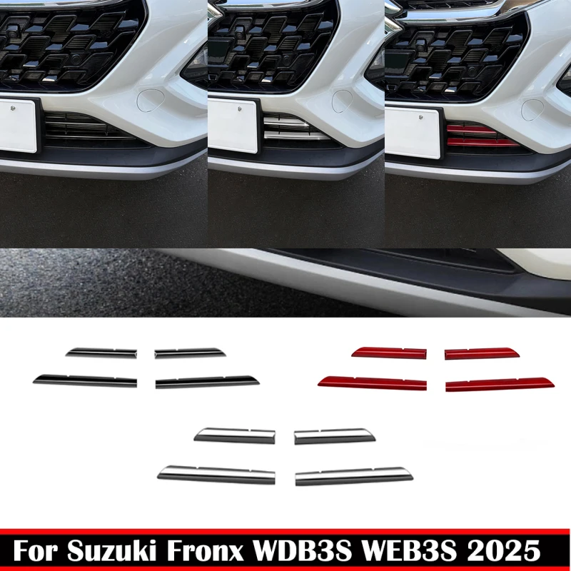 

Для Suzuki Fronx WDB3S WEB3S 2025 2026: Декоративная решетка-вставка (сетка) для нижней части переднего бампера, 3 цвета