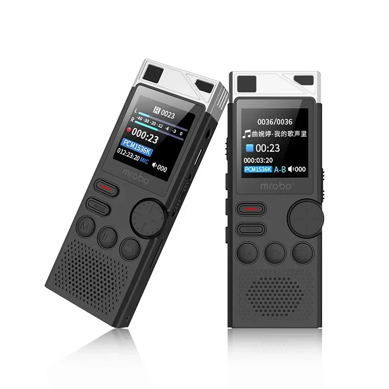 

8GB/16GB/32GB Professional Voice Recorder HD Noise Reduction Voice-Activated Recorder Lossless HIFI Player Sports Business Meet