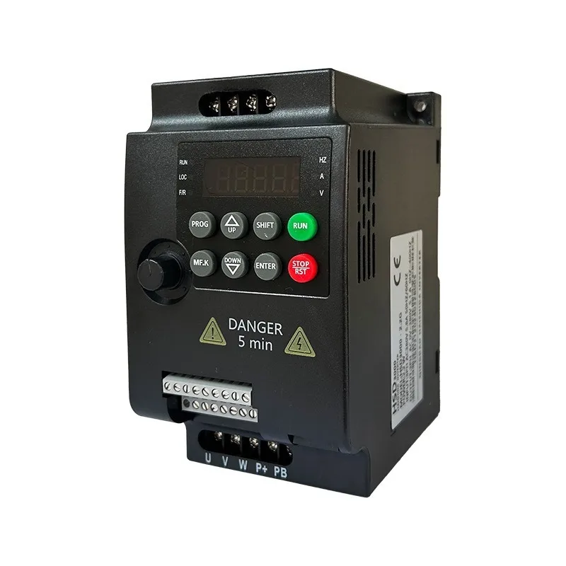 Inverter single-phase 220V three-phase 380V 0.75/1.5/2.2/3/4/5KW speed controller