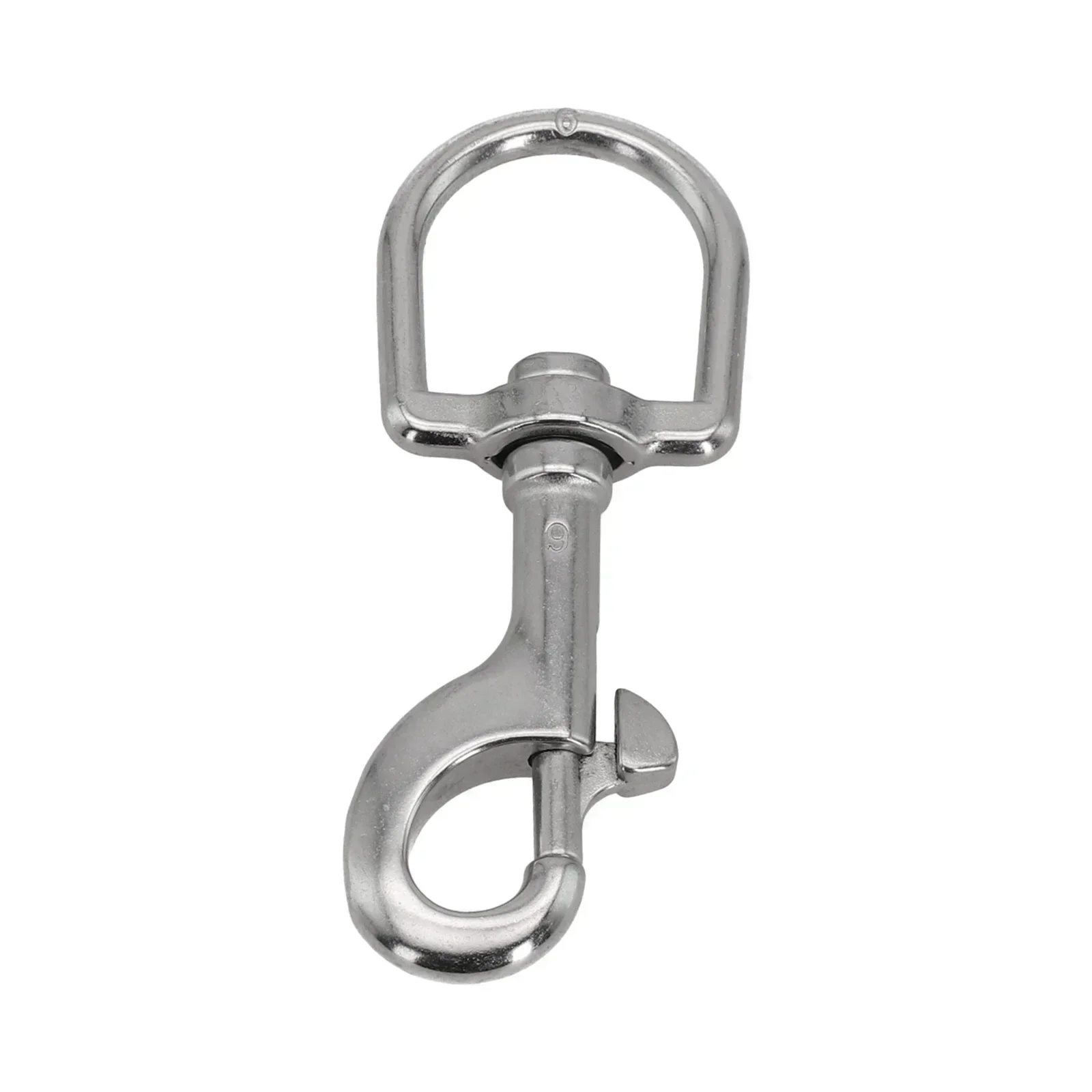 

Защита от морской воды 360° ° Вращающийся крючок с проушиной, крепеж из нержавеющей стали для домашних животных SCUBA, поворотный карабин морского класса, снаряжение для дайвинга