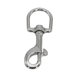 Seawater-Proof 360° Rotating Eye Bolt Hook Stainless Steel Fastener For SCUBA Pets Marine-Grade Swivel Carabiner Diving Gear