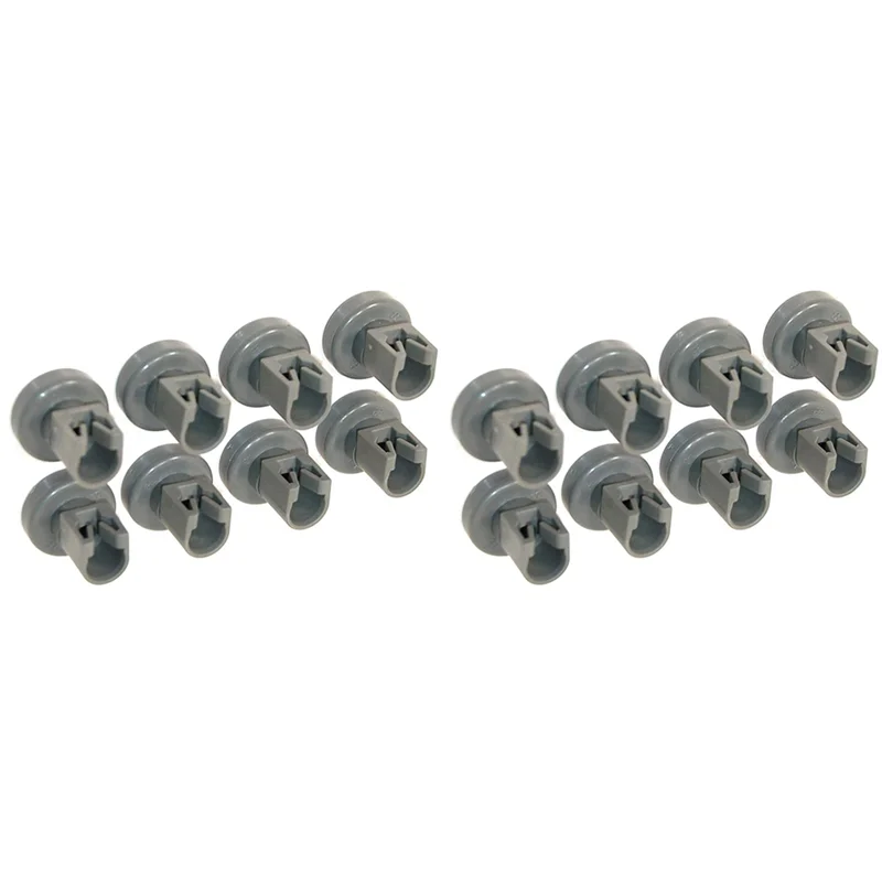 Roda de cesta de máquina de lavar louça, 16 peças para aeg favorit privilég zanussi kits de máquina de lavar louça acessórios a62x