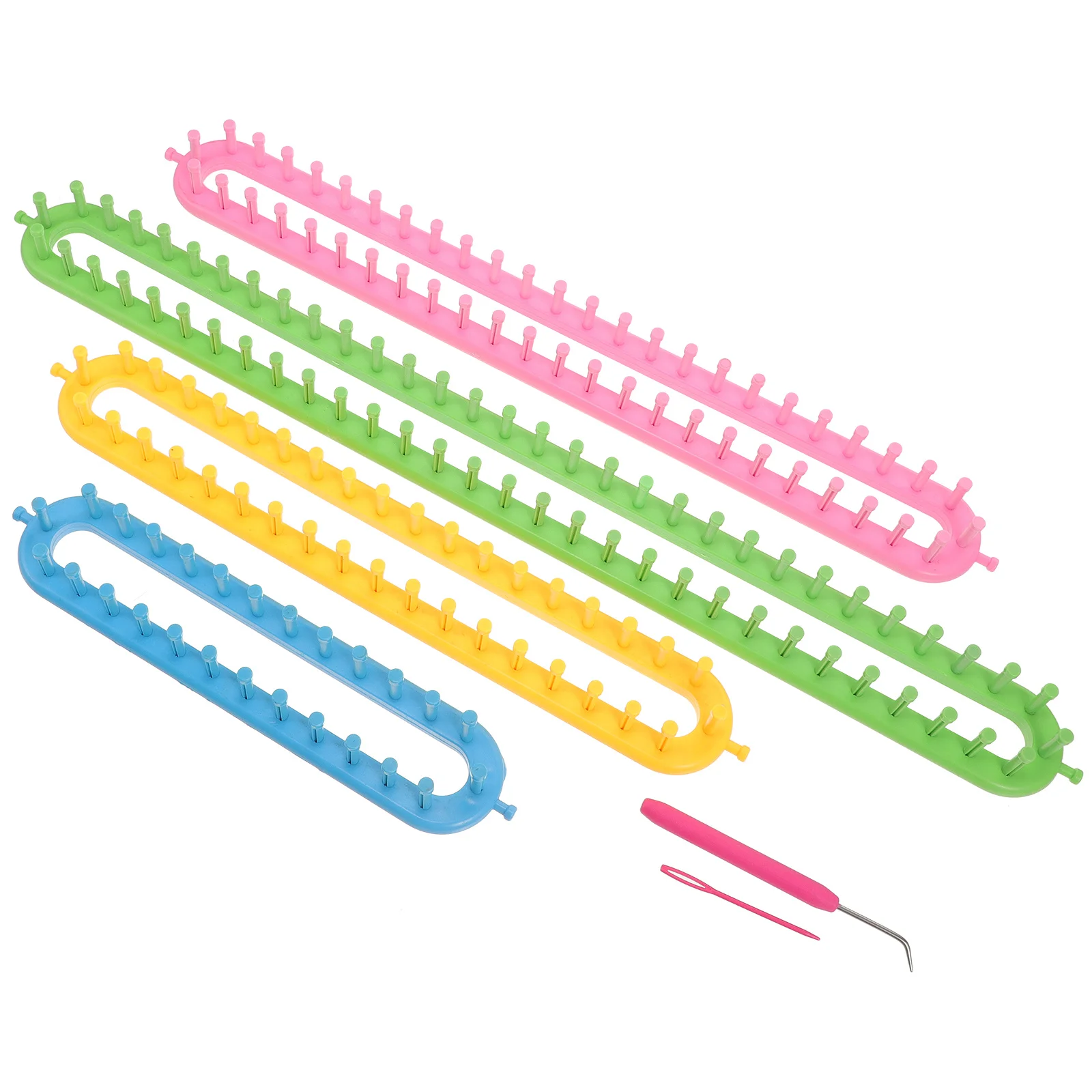 

1Set Scarf Hat Weaving Loom DIY Knitting Tool Plastic Craft Kit Easy Operation Exquisite Results Beginners Adults