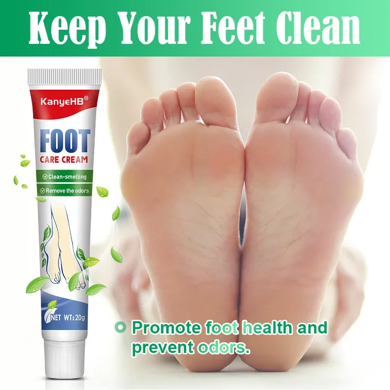 Deodorant Ointment for Foot Athlete\'s Foot Ointment Feet Odor Care Cream Foot Fungal Treatment Clean-smelling Beleza E Saúde