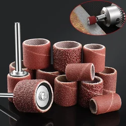 Sanding Drums Kit Sanding Band 2.35mm/3.17mm Sand Mandrels 80 120 150~600 Grit Fit for Dremel Nail Drill Rotary Abrasive Tools