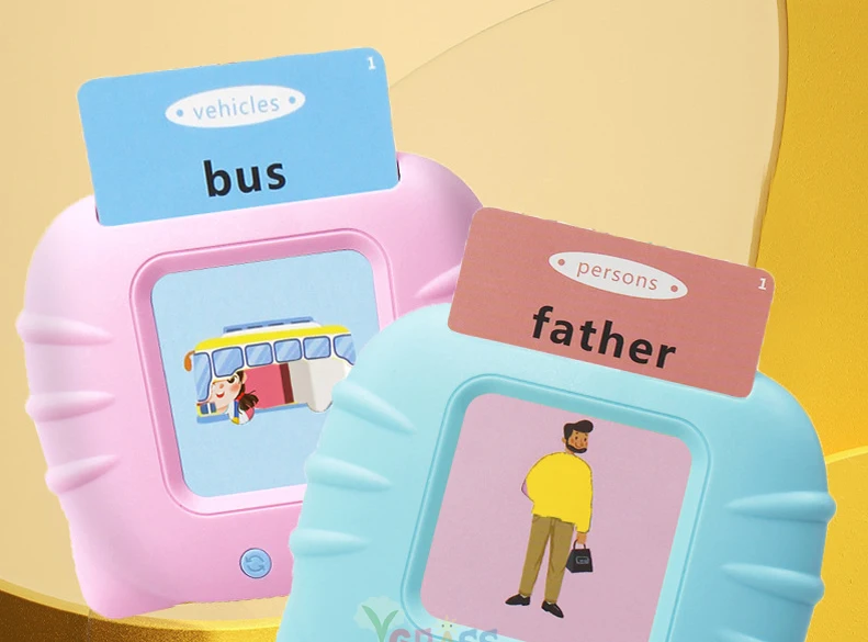 Alphabet Talking Flash Cards Educational Learning Interactive Memory Card Machine French Russian Italian Speech Toys For Kids