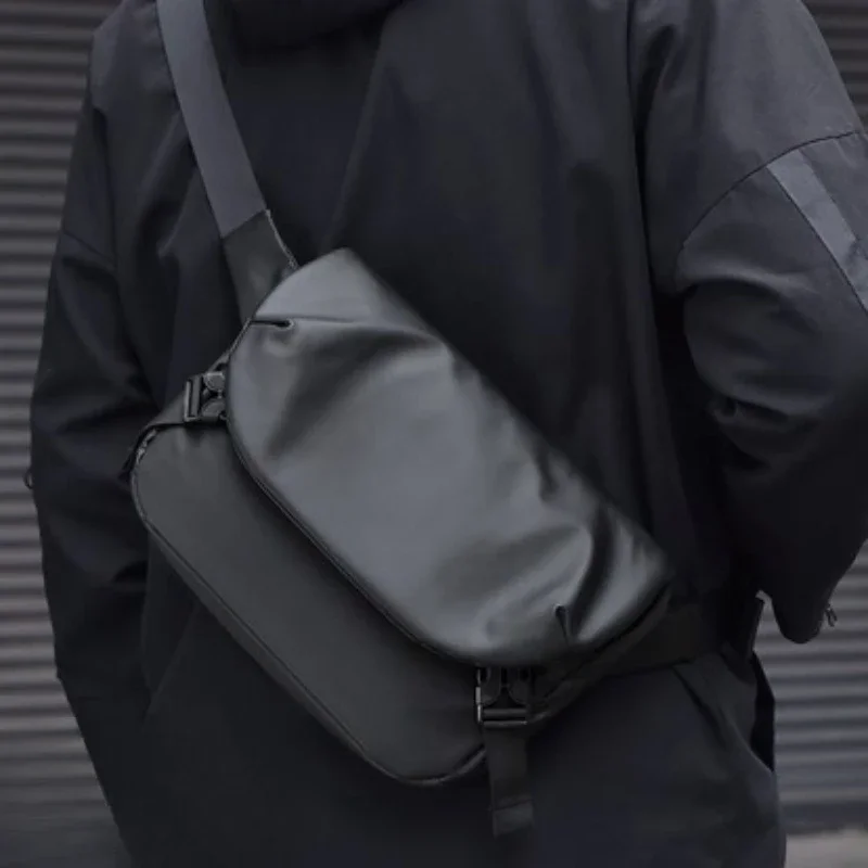 

Minimalist Black Men's Shoulder Bag Male High Quality Waterproof Briefcase Crossbody Bag Business Style Messenger Bags for Men