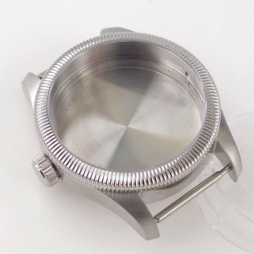 Pilot 20bar 39mm 316L Steel Watch Case for NH34 NH35 NH36 NH38 NH70 NH72 Movement Sapphire Vintage