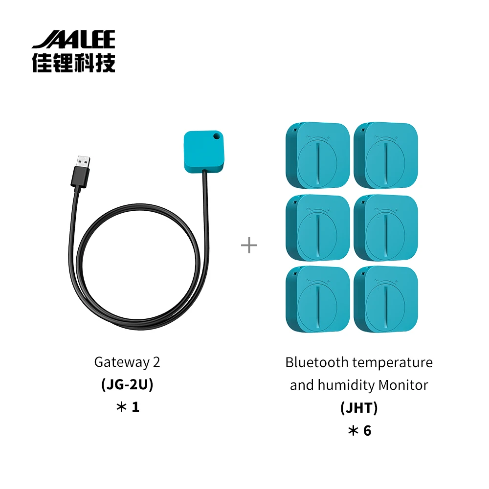 

JAALEE JHT Water-Resistant Indoor/Outdoor Temperature/Humidity/Dewpoint/VPD Smart Sensor Thermometer/Hygrometer Logger Export