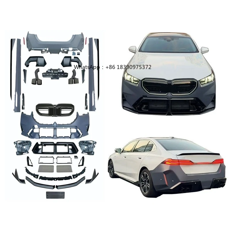 G60 M5 Bumper for  2024-2026 5 Series G60 Upgrade M5 Body Kit Front Rear Bumper Side Skirt Exhust Pipe