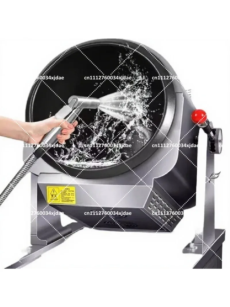 Commercial Automatic Intelligent Cooker Fried Rice Machine 220V Frying Pan Drum Diameter 260mm