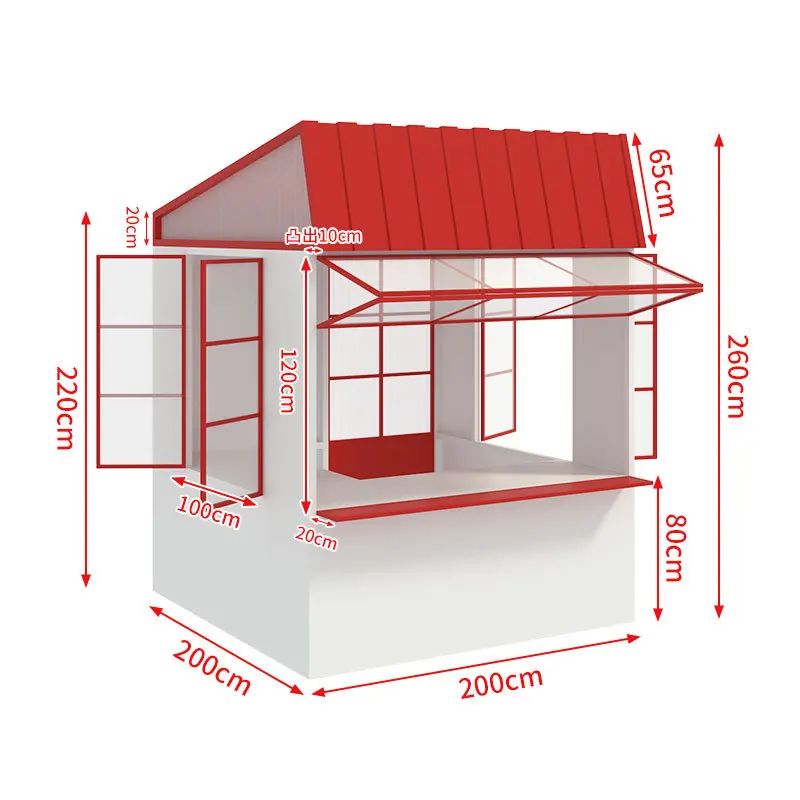 Outdoor scenic area mobile display racks, product stalls, night market food streets, snack activity stalls