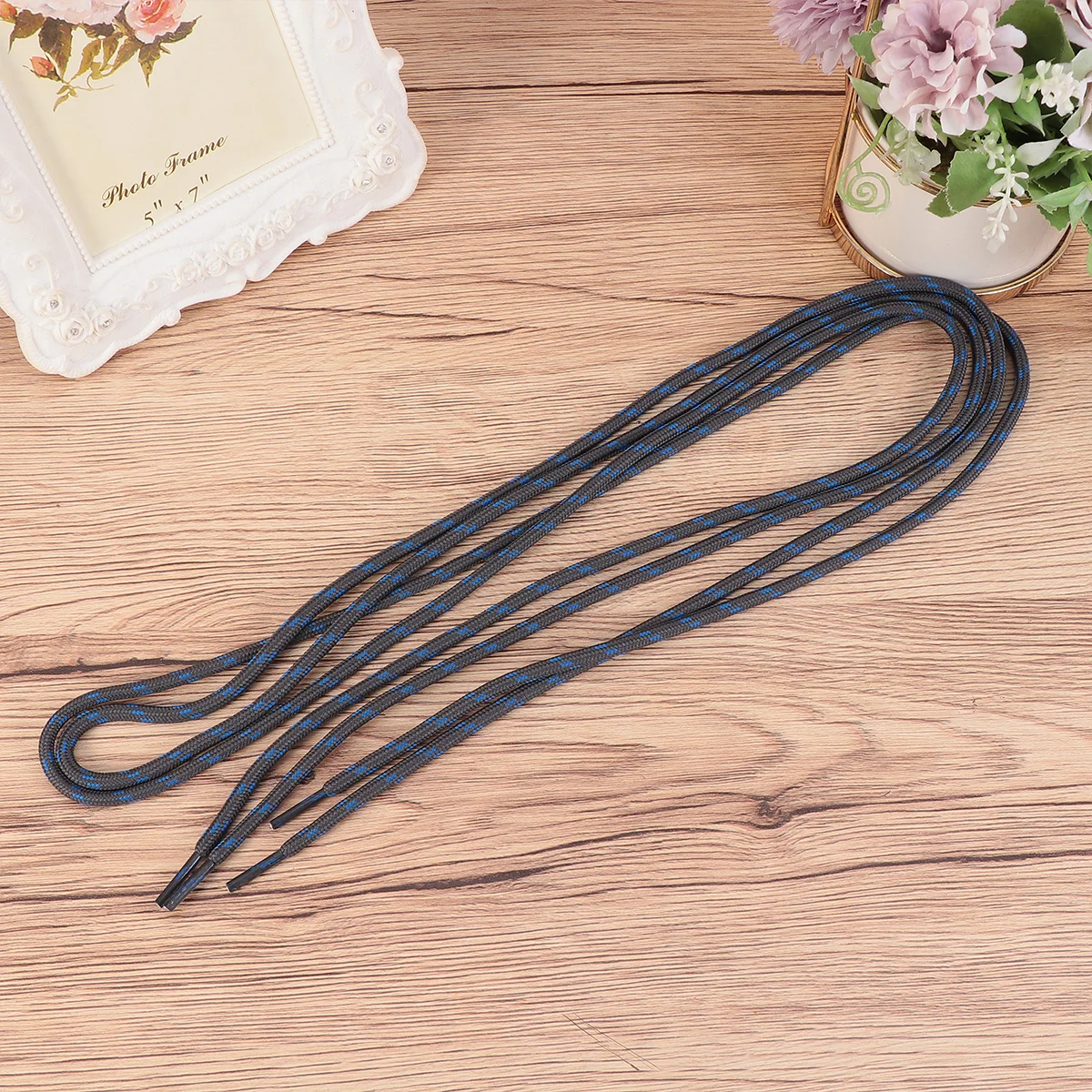 10 أزواج من أربطة الحذاء المضادة للانزلاق والتسلق مادة القماش السميكة للمشي لمسافات طويلة في الهواء الطلق والجري أحذية رياضية 140 سم ألوان متنوعة