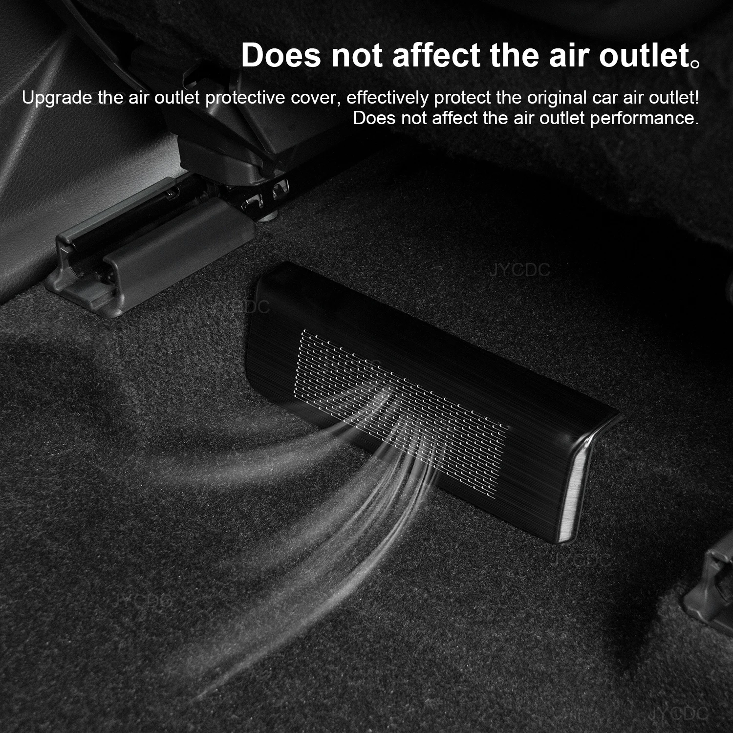For Toyota Sienna 2021-2024 car shape seat AC hot floor air conditioning air duct grille cover decoration accessories