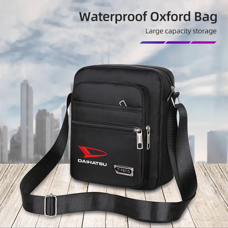 Car Shoulder Bag Sports Crossbody Bag Travel Backpack Men's Chest Storage Accessories For Daihatsu Terios Sirion Mira Materia