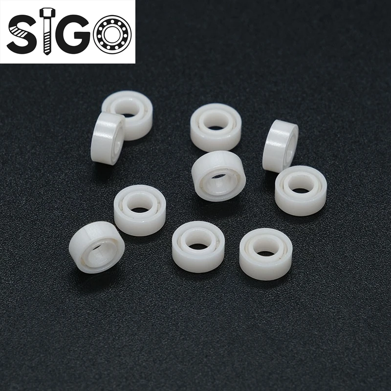 5PCS MR63CE Full Ceramic Bearing 3x6x2.5 Mm ABEC-9 Full Zro2 Ceramic Zirconia Bearing For Fishing Reel